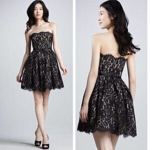Prom perfect! Neiman Marcus For Target Robert Rodriguez Black Lace Party Dress